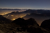 Dal Pian dei Resinelli salita in GRIGNETTA e al GRIGNONE e ritorno sull'ALTA VIA DELLE GRIGNE il 15 e 16 ottobre 2011 - FOTOGALLERY